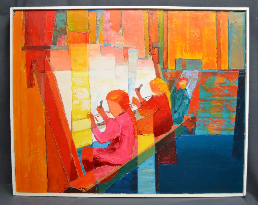 Modern colorful painting